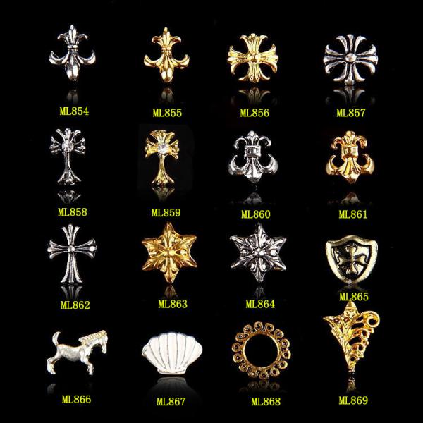 Hot NEW Wholesale Alloy Jewelry 3D Nail Art Jewelry Nail rhinestones Sticker