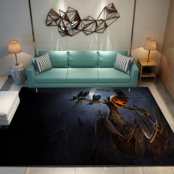 Halloween Holiday polyester fiber Printing Indoor Rugs and Mats100x150cm, 12mm