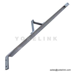 Quality HDG Alley Arm Brace for Pole Line Construction wholesale