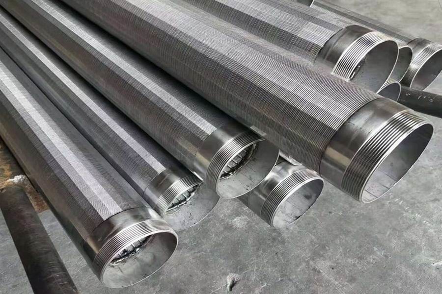 4 Inch V Wire Screen Pipe Dewatering Sand Control Stainless Steel Filter Screen