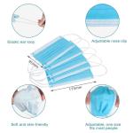 Anti Virus 3 Layer Face Mask Eco Friendly Personal Daily Use 17.5x9.5cm