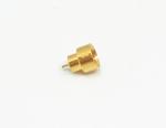 Smooth Bore Right Angle SMP Coaxial Connector Solder Mount Hermetically Sealed
