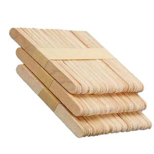 Quality 50PCS Disposable Popsicle Wooden Ice Cream Stick 55*5.5*2mm wholesale