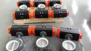 Quality AT series double action and single action pneumatic rotary actuator for butterfly valve or ball valve wholesale