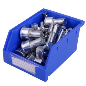 Quality Logo Customized Logo Industrial Stackable Bin Box for Small Parts Screws Spare Parts Bins wholesale