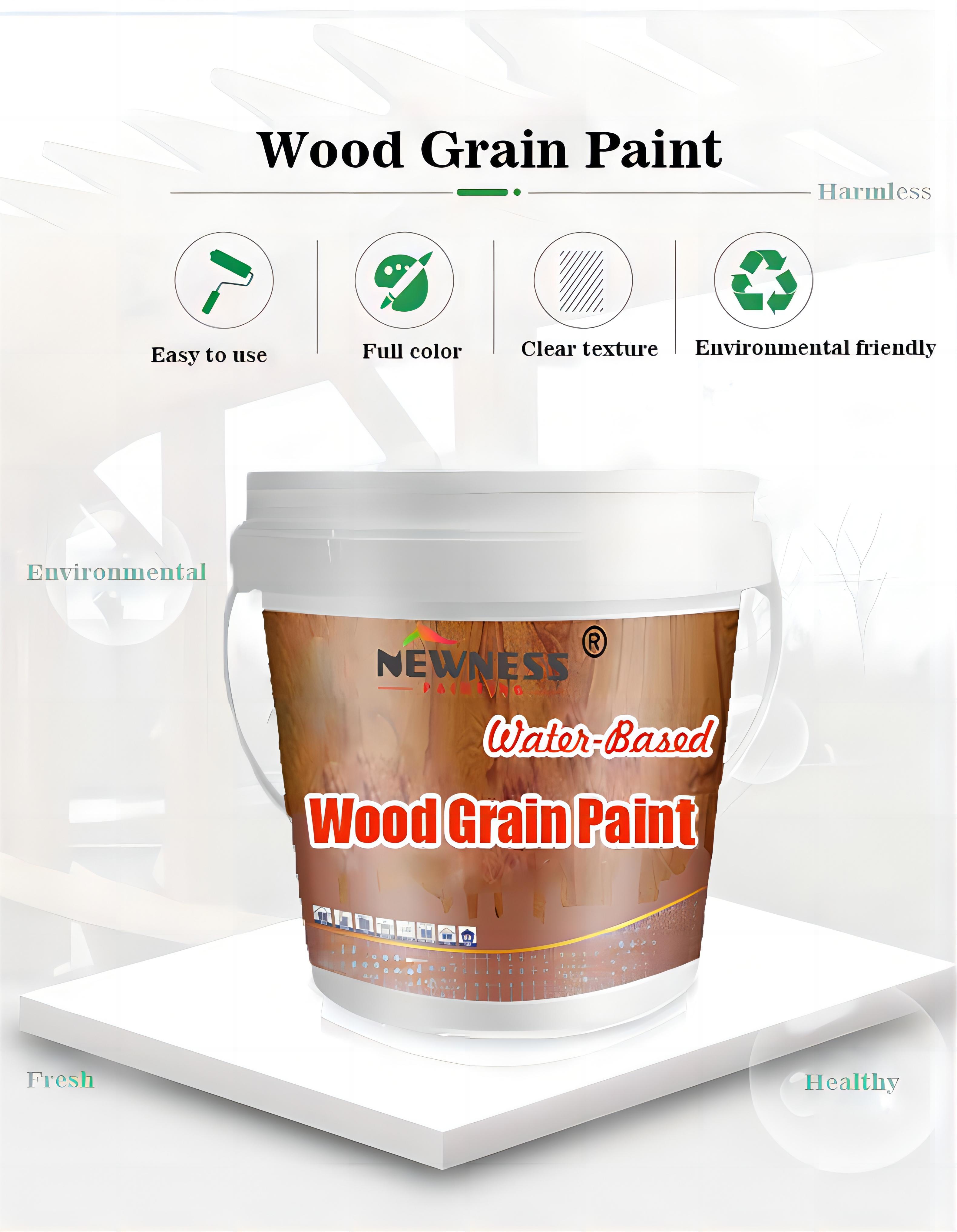Wood Grain Effect Sublimation Film Electrostatic Powder Coating for Epoxy Base Spray