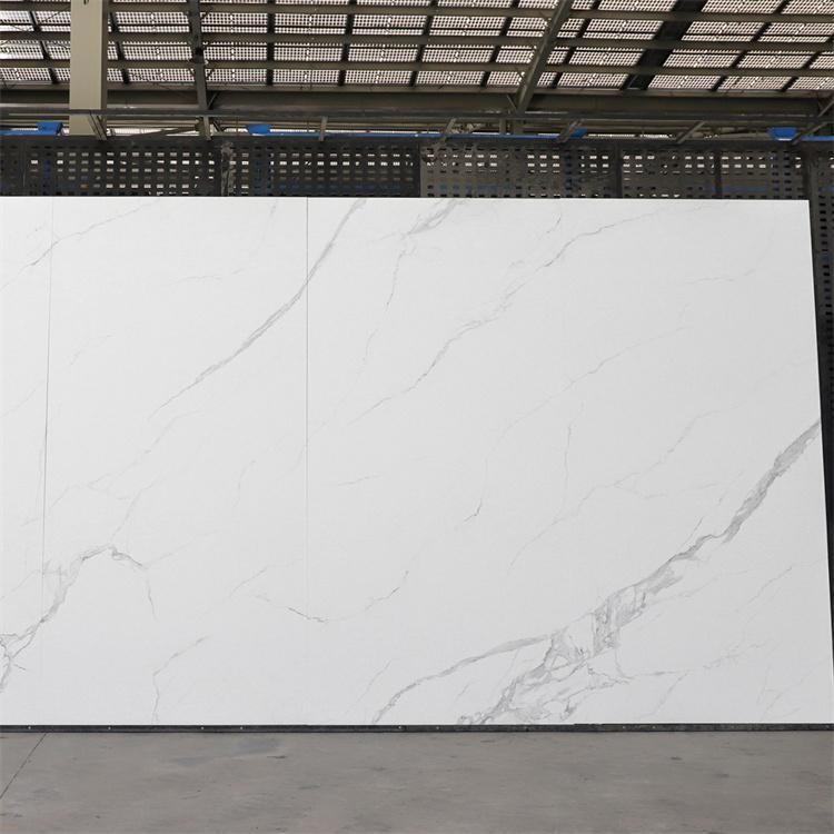 Porcelain Floor Tile Marble Look Slab Glazed Polished Surface