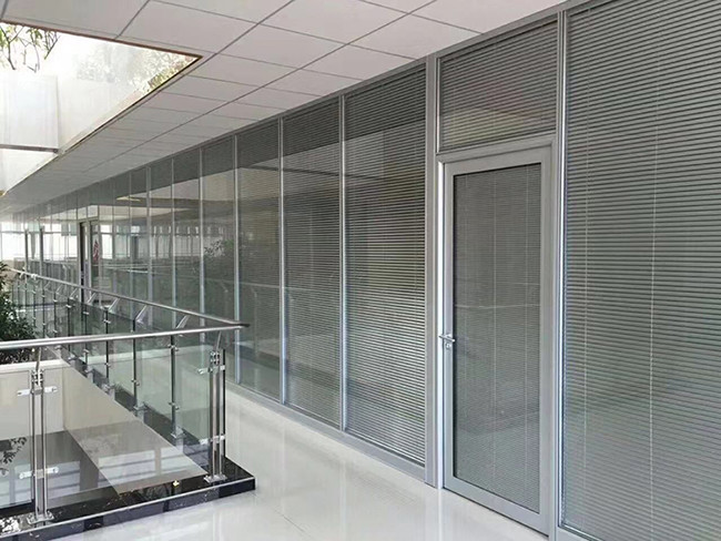 Tempered Glasses Demountable Partition Wall For Office