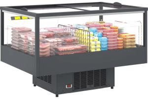 Quality Dual Temperature Panoramic Island Freezer Open Top Switchable wholesale