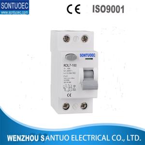 Quality RDL7-100 Double Pole RCCB 30ma , Electrical Residual Circuit Breaker wholesale