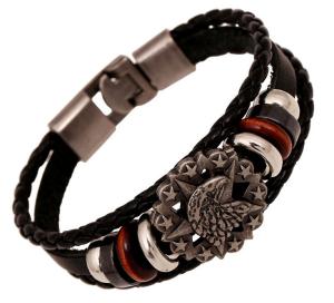 Quality Men's leather bracelet Handmade retro leather bracelet wholesale