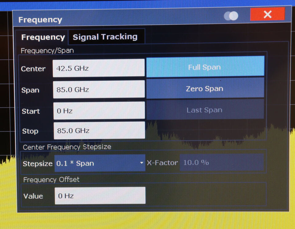 2Hz-85GHz Signal And RF Spectrum Analyzer Rohde And Schwarz FSW85