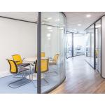 Residential / Commercial Aluminum Frame Glass Partition Wall ISO9001 SGS