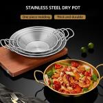 Wholesale Top Seller Kitchen Seafood Cookware Pan Stainless Steel Cooking Paella