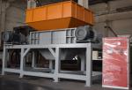 Metal Shredder PLC Control Metal Recycling Machine Double Shaft Scrap Metal