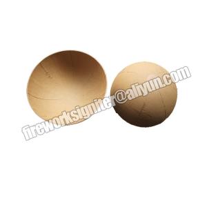 Quality 0.073m3 Yellow Paper Display Fireworks 6 Inch Shells wholesale