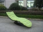 Outdoor Rattan Daybed , Comfortable Luxury Wicker Chaise Lounge