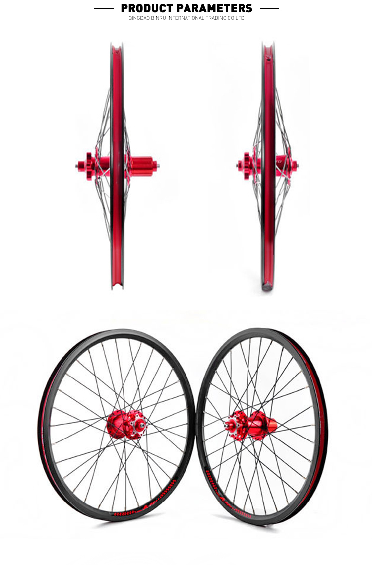 Road Bicycles 16 Inch 18 Inch 20 Inch Bicycle Wheels V Brake Wheels Ultralight 1.2kg