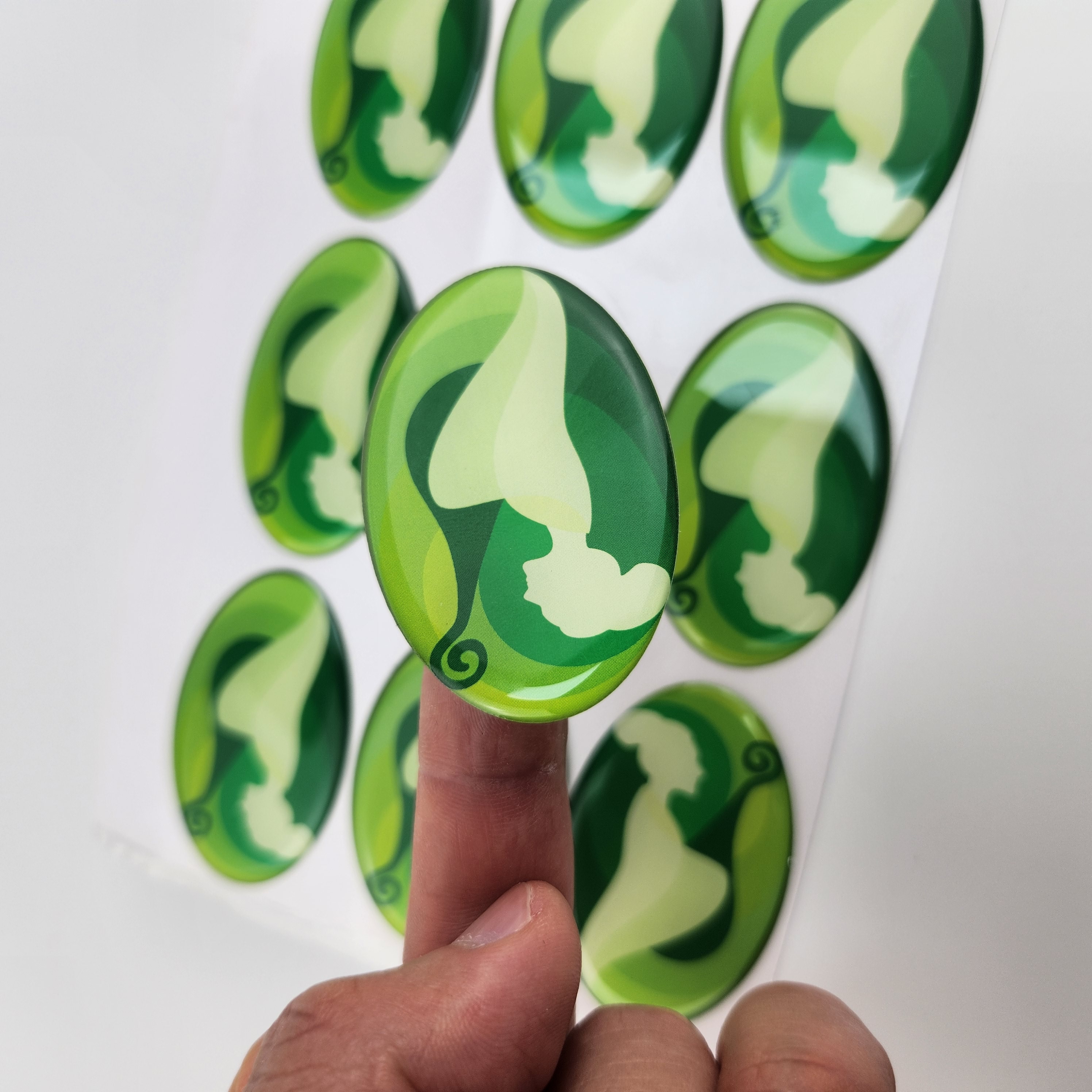 Clear Logo Adhesive Packaging Resin Epoxy Stickers Custom Cheap Vinyl Stickers