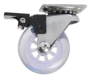 Quality 3 Inch Casters With Brake Polyurethane Caster Wheel wholesale