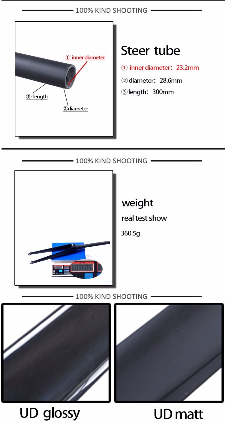 T800 UD 700C Racing Carbon Road Bike Fork V Brake Suspension Fork