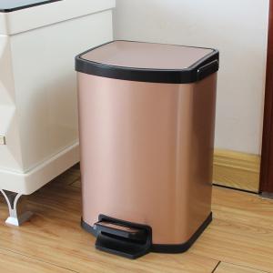 Quality Scratch Proof 9L Stainless Steel Pedal Trash Can wholesale