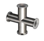 Forged 3mm Thickness PTFE Lined Pipe Fittings Sanitary Hose Clamp