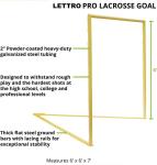 7mm Lacrosse Netting Goal