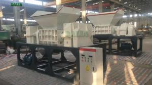 Quality ISO Double Shaft Shredder Equipment , Strap Recycling Machine Bottle Crusher wholesale