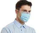Blue Color Disposable Face Mask , Medical Mouth Mask Enhanced Protection