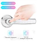 Customized Logo Electronic Door Lock Anti Peep Smart Cylinder Lock