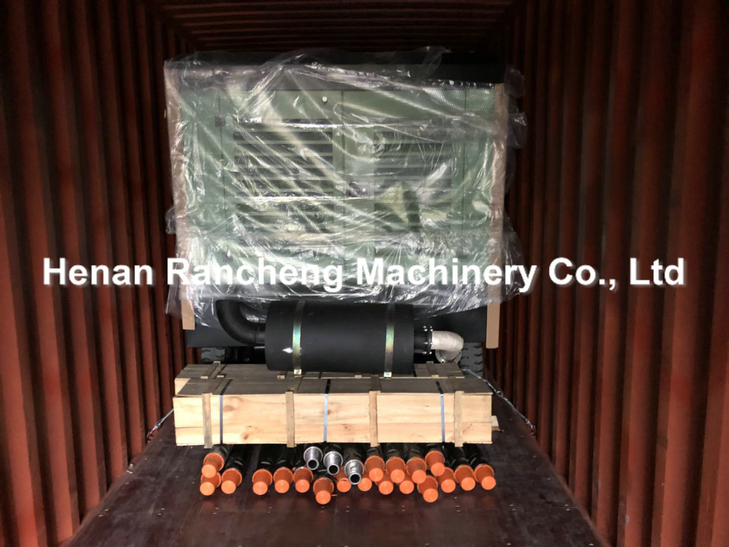 1107CFM 25bBar Diesel Engine Screw Compressors Portable Air Compressors For Construction Work Mining Industry