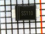 Export SMD Schottky Diode SS110 SMAf 1A 100V For Electric Appliance