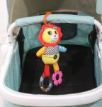 Car Hanging Early Education Animal Plush Toys Baby Cart Hanging Bell