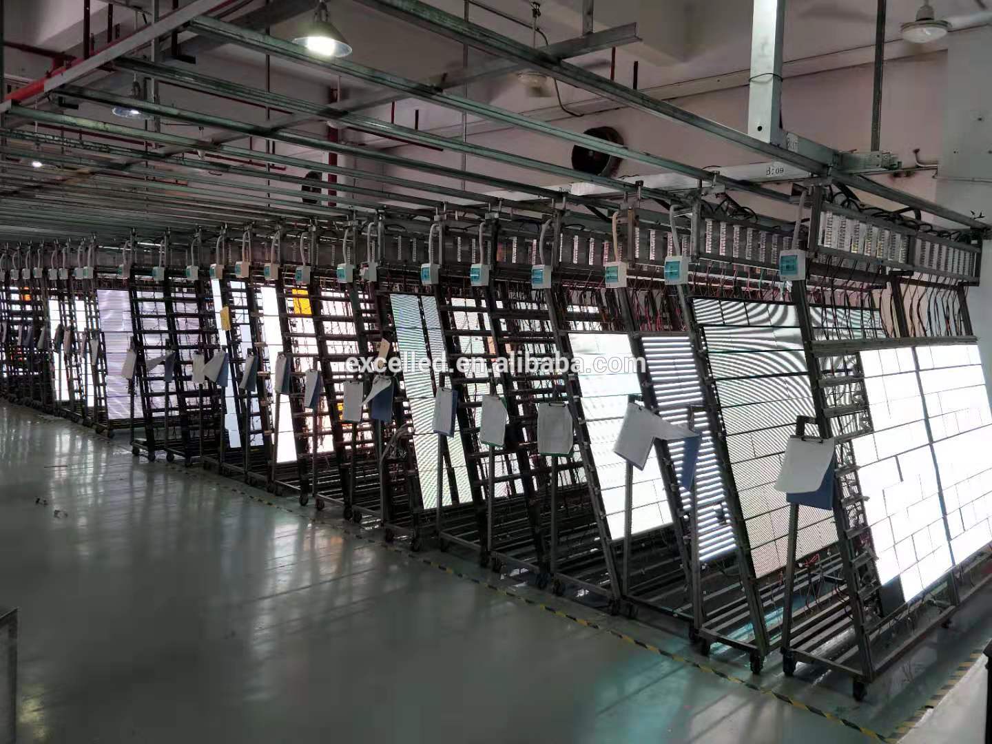indoor fixed transparent digital screen EXCEL LED