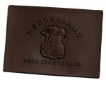 Customized stamped sewing Logo Leather Patches Real Leather For Garment