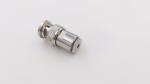 Male Straight 50 Ohm Coax With Bnc Connectors Panel Mounting DC 4GHz Nickel