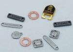 Personalized OEKO Metal Zipper Puller Debossed For Luggage Handbag