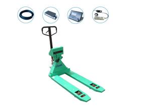 Quality 0.5KG Division 2000KG Load Carbon Steel Weighing Pallet Jack wholesale