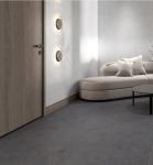 Grey Cement Look Full Body Porcelain Tile For Living Room Wear Resistant