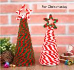 Twisted 2 colours chenille stems pipe cleaners for hobbies & children DIY hand