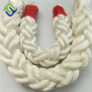 Quality High Strength Marine Nylon 8 Strand Mooring Rope Braided 48mm wholesale