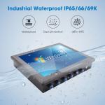 IP67 Waterproof industrial Panel PC 1280 X 1020 Resolution Windows Intel J6413