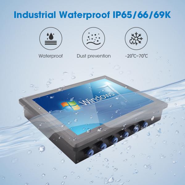 IP67 Waterproof industrial Panel PC 1280 X 1020 Resolution Windows Intel J6413