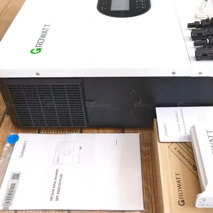 Growatt Hybrid Solar Inverter 48V 5Kw 6Kw 10Kw 12Kw 20Kw SPF 6000ES Output Frequency 50/60Hz