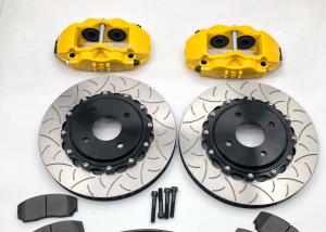 Quality AP9200 18In Wheel Front Car Brake Kit Yellow 4 Pot Caliper 355*28mm wholesale
