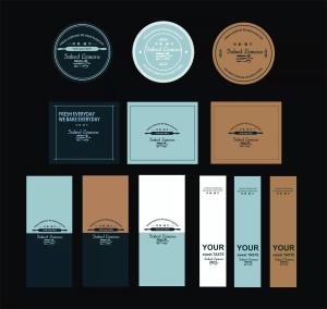 Quality Cosmetic Bottle Label Printing Waterproof Logo Printing Private Round Packaging wholesale