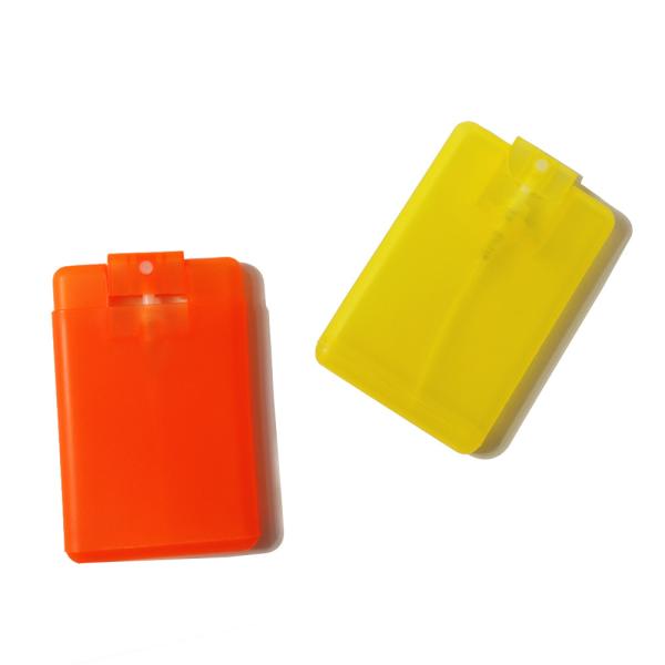 Promotional Hand Sanitizer Holders Odm Credit Card Spray Bottle 10ml 15ml 20ml