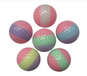 Quality crystal golf ball with two pieces , golf ball wholesale