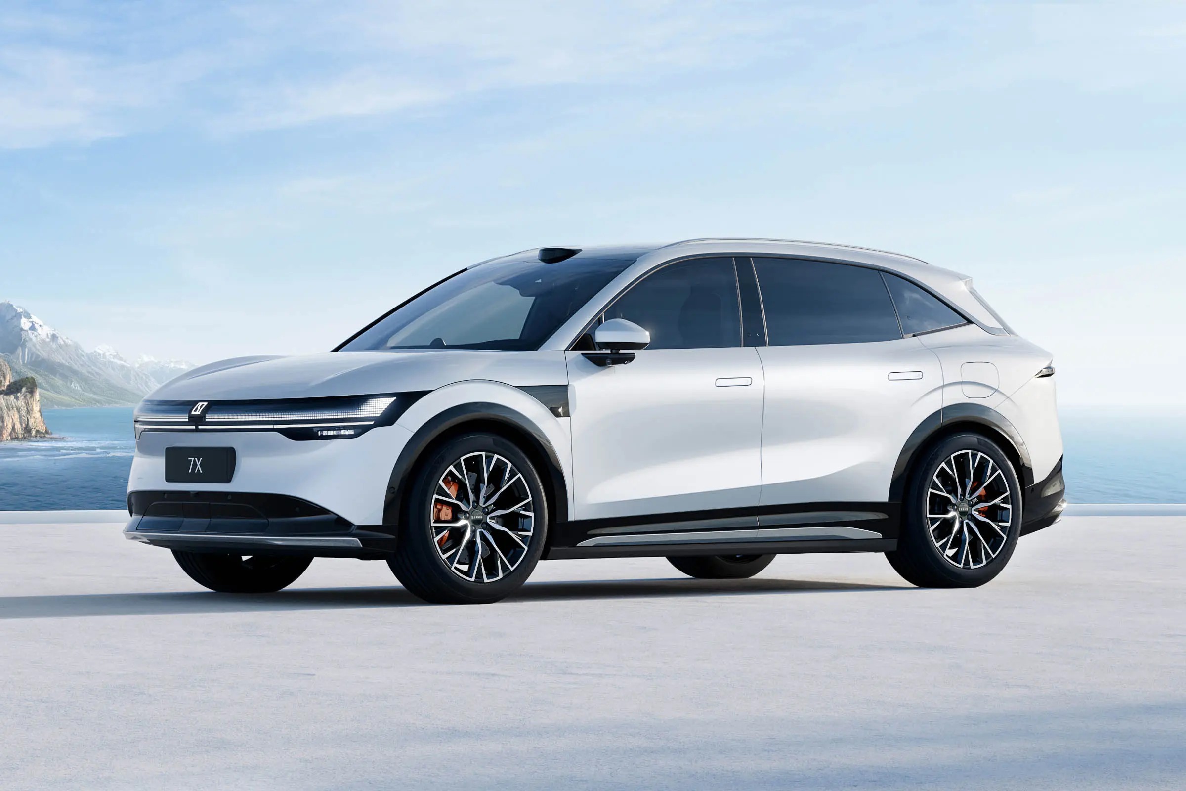 Zeekr 7X 2024 2025 4WD Pure Electric Long Range SUV 210km/H High Speed Left New Model Zeekr 7X New Car